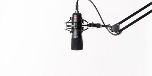 Professional,Studio,Microphone,Isolated,On,The,White,Background